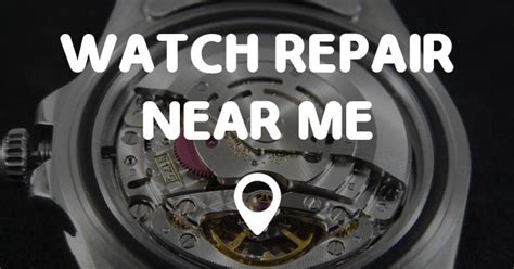 watch repairs near me